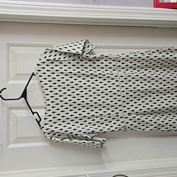 Black and white dress sz lg - Picture 6 of 8